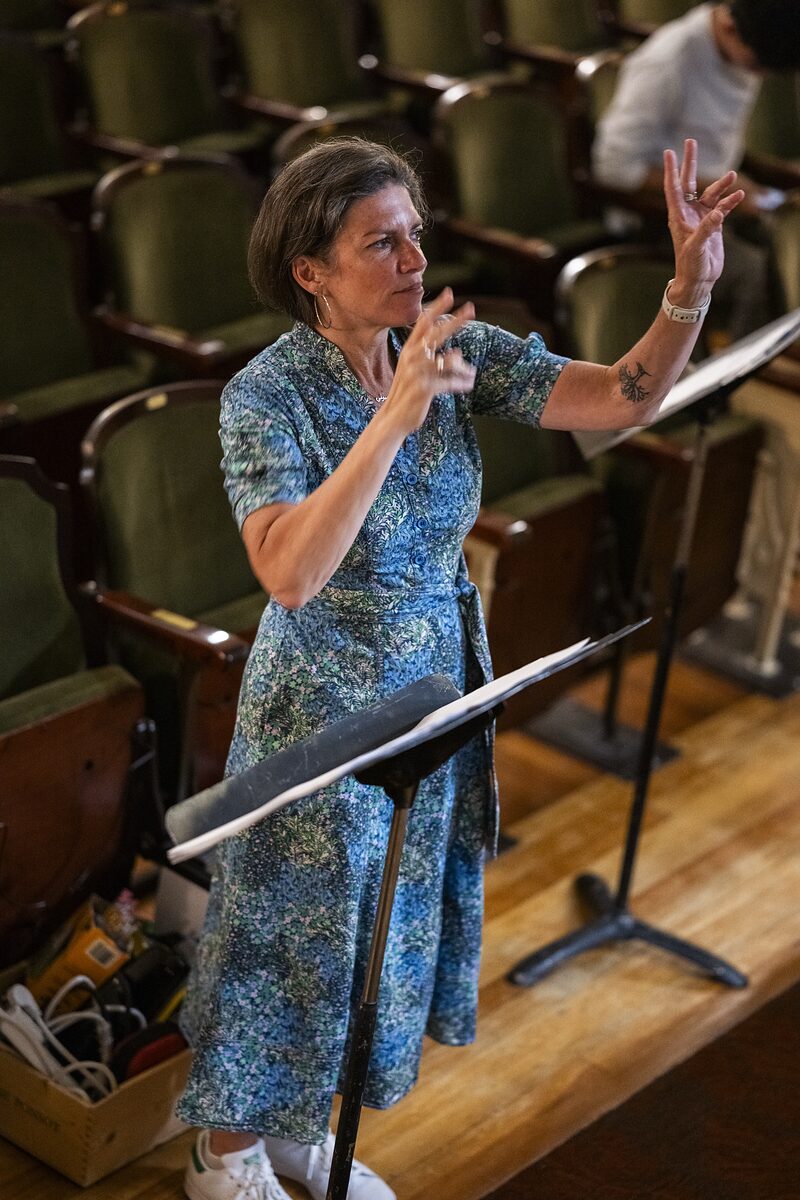Kimberly Senior directing a rehearsal