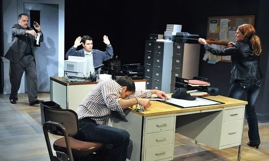 Tom Hickey, Brian King, Timothy Edward Kane and Jennifer Engstrom in The North Plan